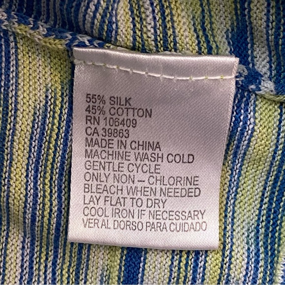 Gianni Bini Silk Blend Dress Midi Tiered Ruffle Hem - Picture 9 of 11